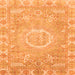 Square Oriental Orange Traditional Rug, abs4071org