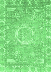 Oriental Emerald Green Traditional Rug, abs4071emgrn