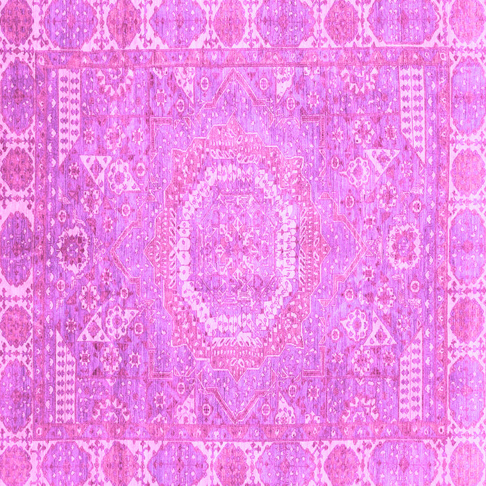Square Oriental Purple Traditional Rug, abs4071pur