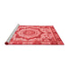 Modern Red Washable Rugs