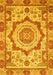 Abstract Yellow Modern Rug, abs4072yw