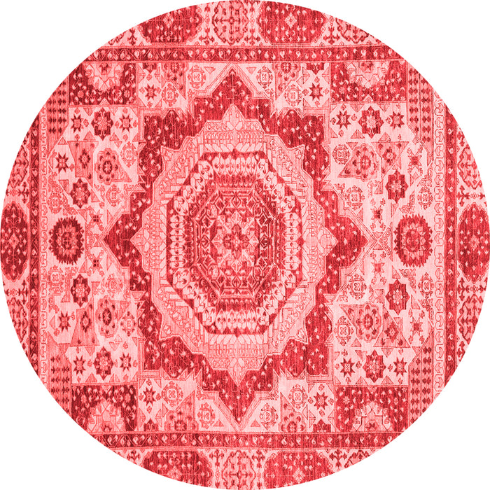 Machine Washable Abstract Red Modern Rug, wshabs4072red