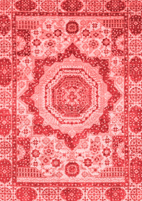 Abstract Red Modern Rug, abs4072red