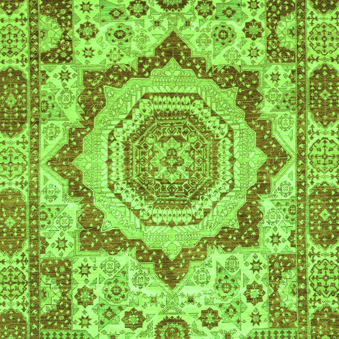 Abstract Green Modern Rug, abs4072grn