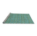 Sideview of Machine Washable Abstract Light Blue Modern Rug, wshabs4073lblu