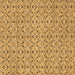 Square Abstract Brown Modern Rug, abs4073brn