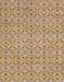 Abstract Gold Brown Modern Rug, abs4073