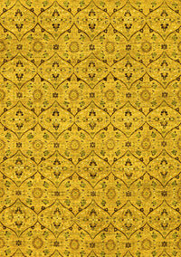 Abstract Yellow Modern Rug, abs4073yw