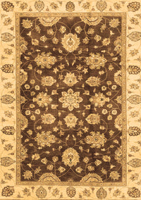 Oriental Brown Traditional Rug, abs4074brn