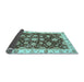 Sideview of Oriental Light Blue Traditional Rug, abs4074lblu