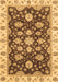 Machine Washable Oriental Brown Traditional Rug, wshabs4074brn