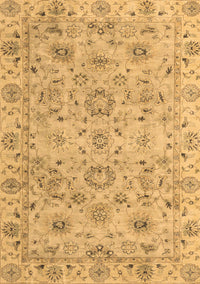 Abstract Brown Modern Rug, abs4075brn