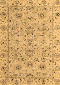 Abstract Brown Modern Rug, abs4075brn