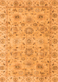 Abstract Orange Modern Rug, abs4075org