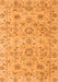 Abstract Orange Modern Rug, abs4075org