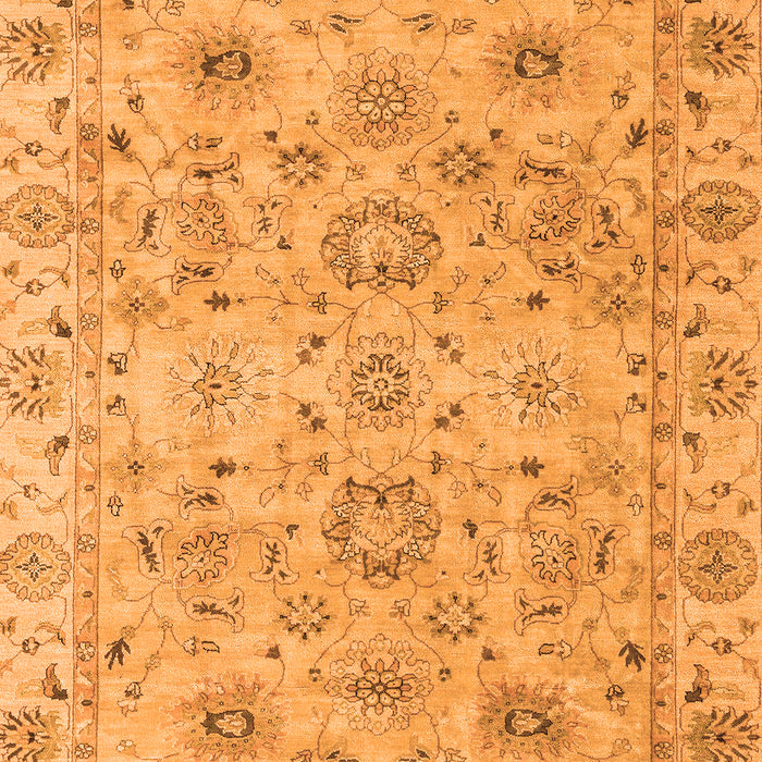 Abstract Orange Modern Rug, abs4075org