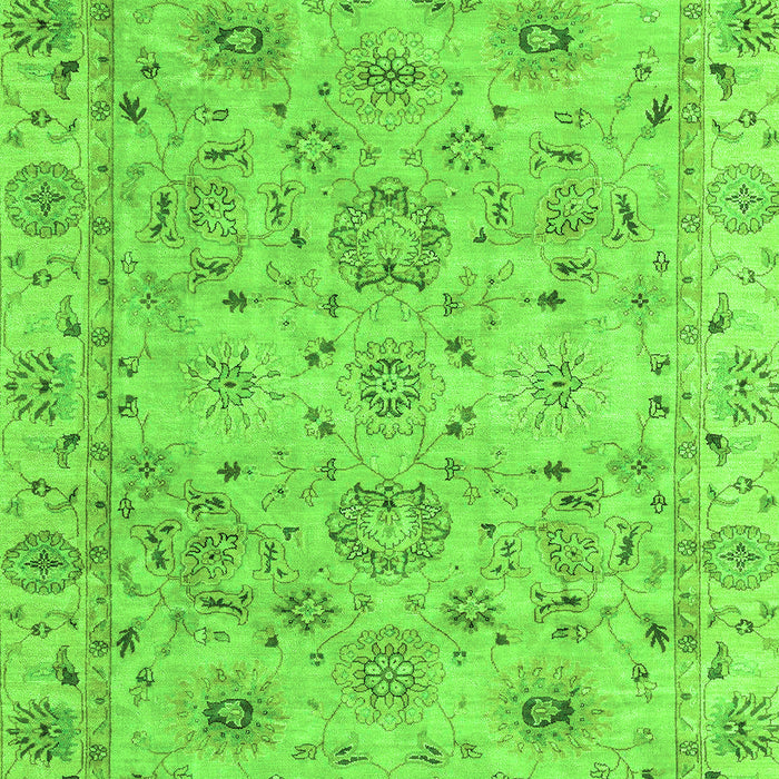 Abstract Green Modern Rug, abs4075grn
