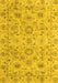 Abstract Yellow Modern Rug, abs4075yw