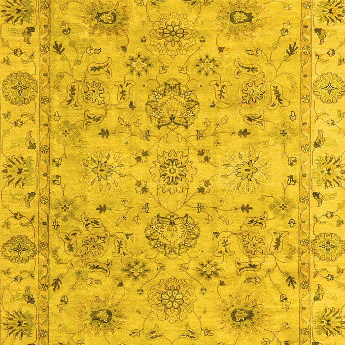 Abstract Yellow Modern Rug, abs4075yw