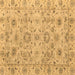 Square Abstract Brown Modern Rug, abs4075brn