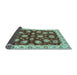 Sideview of Oriental Light Blue Traditional Rug, abs4076lblu