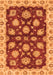 Machine Washable Oriental Orange Traditional Area Rugs, wshabs4076org