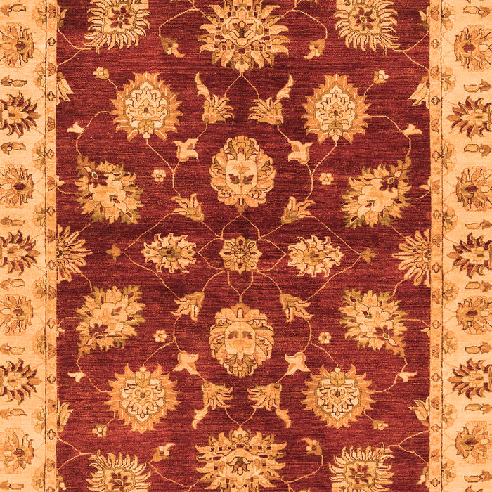 Oriental Orange Traditional Rug, abs4076org
