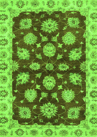 Oriental Green Traditional Rug, abs4076grn