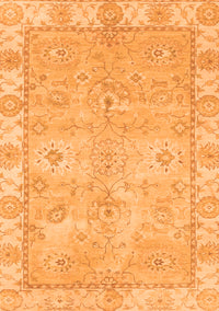 Abstract Orange Modern Rug, abs4077org