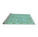 Sideview of Machine Washable Abstract Light Blue Modern Rug, wshabs4077lblu