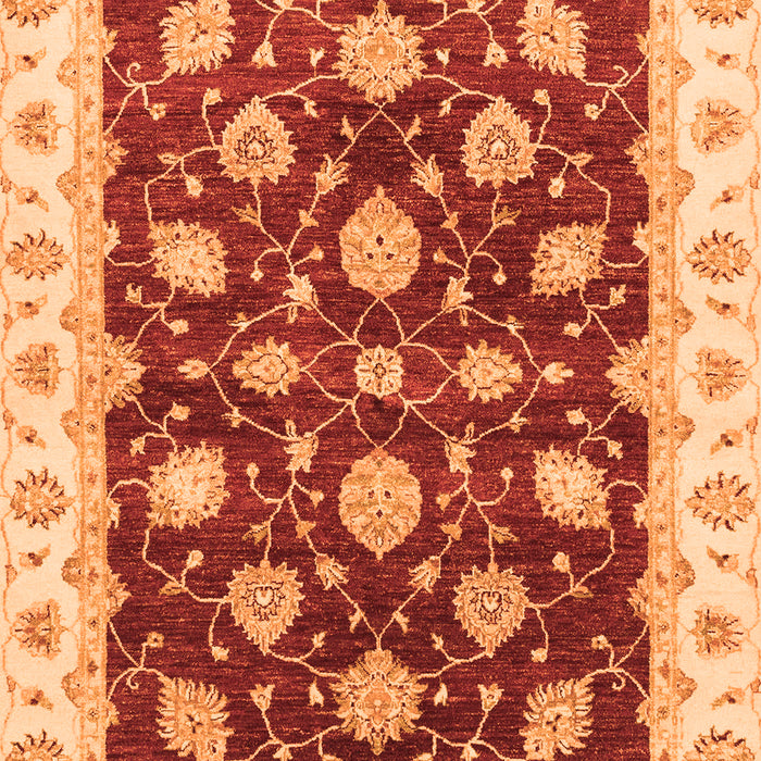 Oriental Orange Traditional Rug, abs4078org