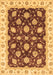 Machine Washable Oriental Brown Traditional Rug, wshabs4078brn