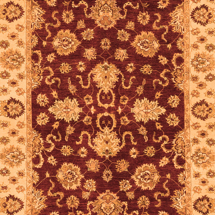 Oriental Orange Traditional Rug, abs4079org