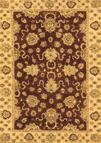 Oriental Brown Traditional Rug, abs4079brn