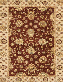Abstract Orange Oriental Rug, abs4079