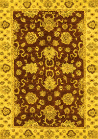 Oriental Yellow Traditional Rug, abs4079yw