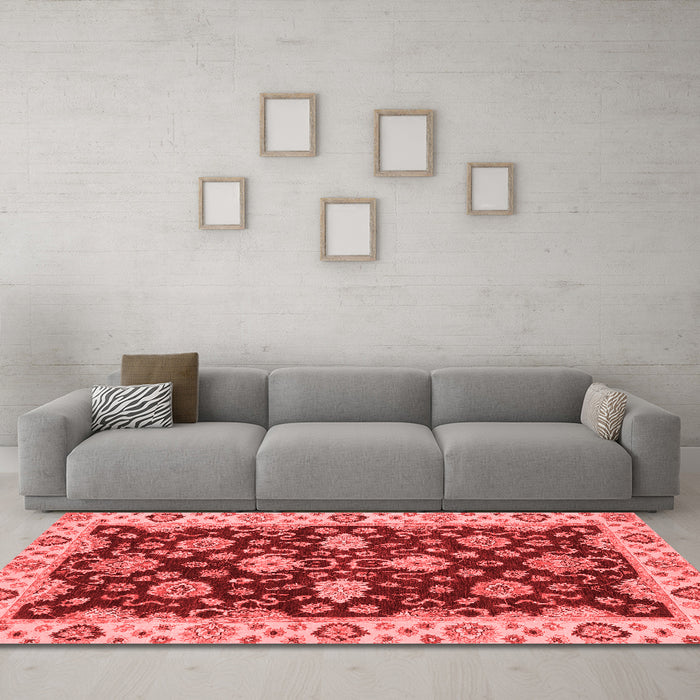 Traditional Red Washable Rugs