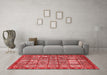 Modern Red Washable Rugs