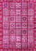 Abstract Pink Modern Rug, abs407pnk