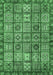 Abstract Emerald Green Modern Rug, abs407emgrn