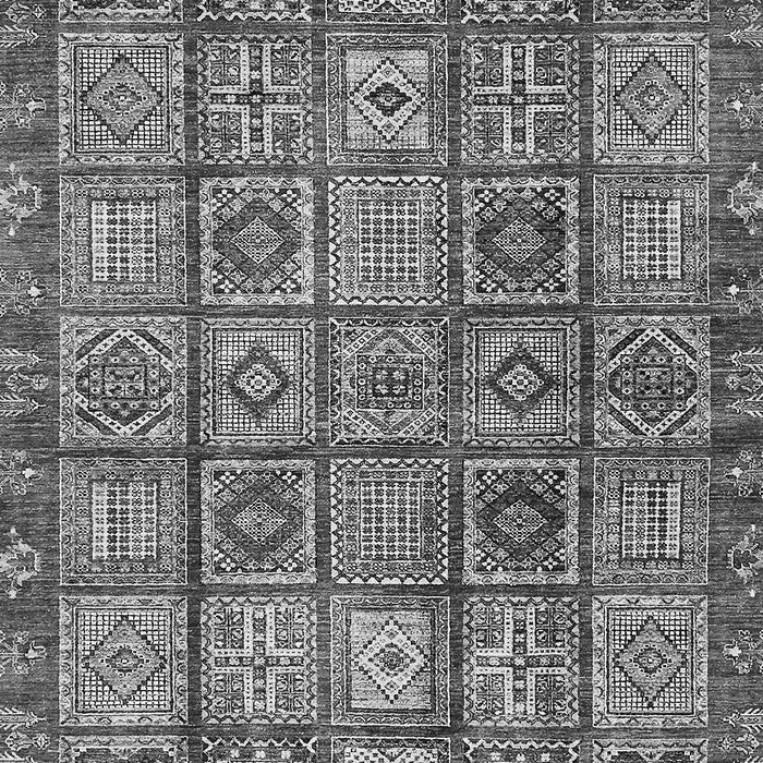 Abstract Gray Modern Rug, abs407gry