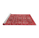 Modern Red Washable Rugs