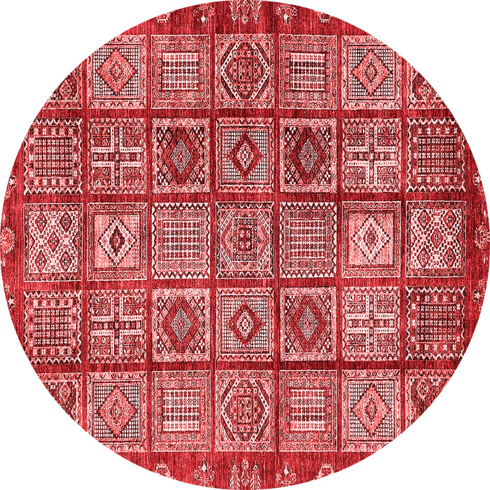 Abstract Red Modern Rug, abs407red