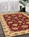 Abstract Orange Oriental Rug in Family Room, abs4080