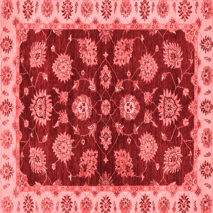 Machine Washable Oriental Red Traditional Rug, wshabs4080red