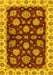 Machine Washable Oriental Yellow Traditional Rug, wshabs4080yw