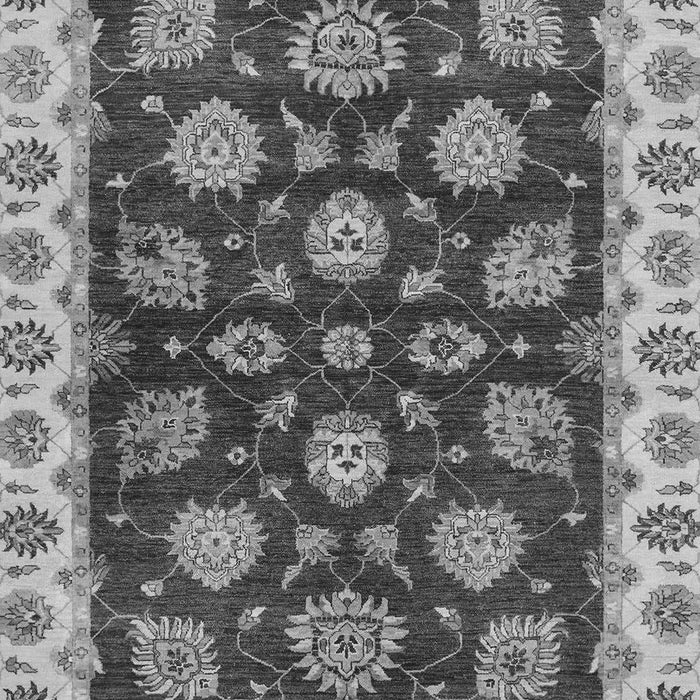 Machine Washable Oriental Gray Traditional Rug, wshabs4080gry