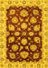 Oriental Yellow Traditional Rug, abs4081yw