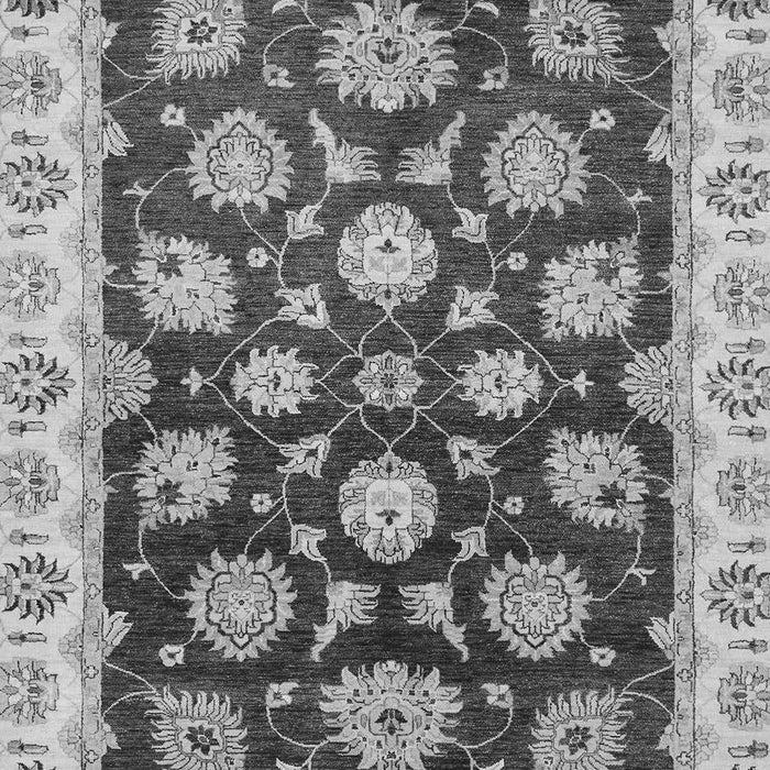 Machine Washable Oriental Gray Traditional Rug, wshabs4081gry