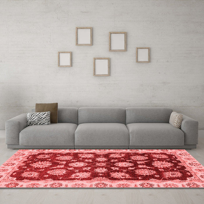 Traditional Red Washable Rugs